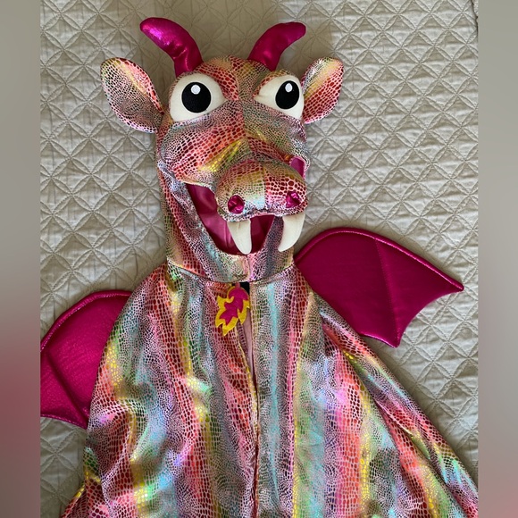 Play Imagine Pink Dinosaur Costume Cape - Picture 1 of 6
